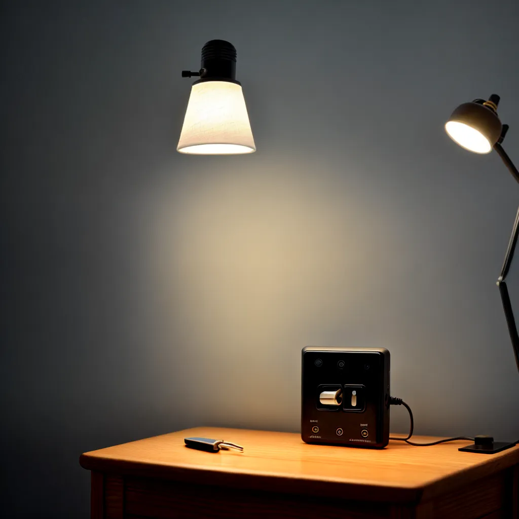 lampada quebrada switch danificado reparo
