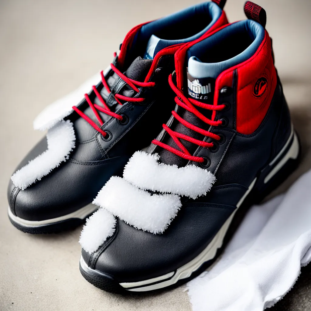 bota neve rasgada reparo agulha