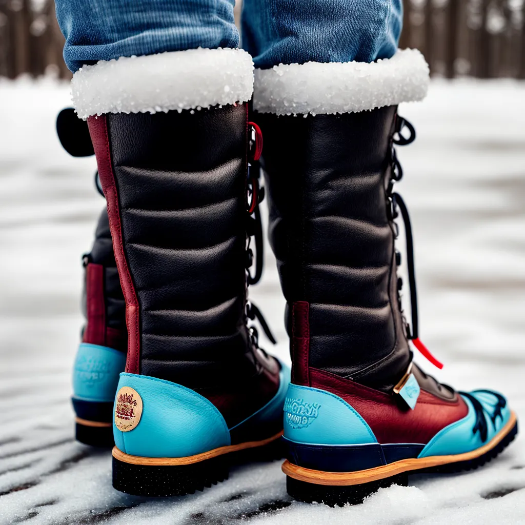 bota neve reparo agulha tecido