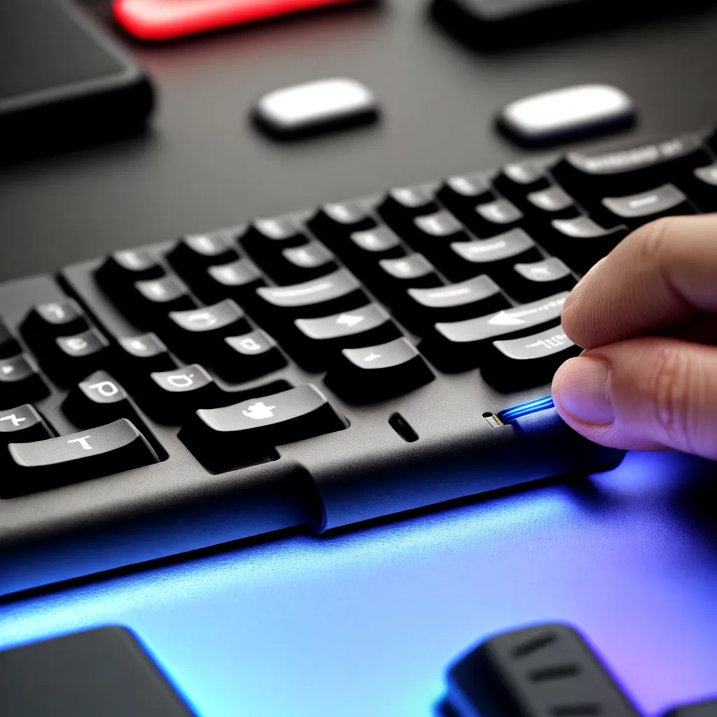 teclado led luzes troca conserto