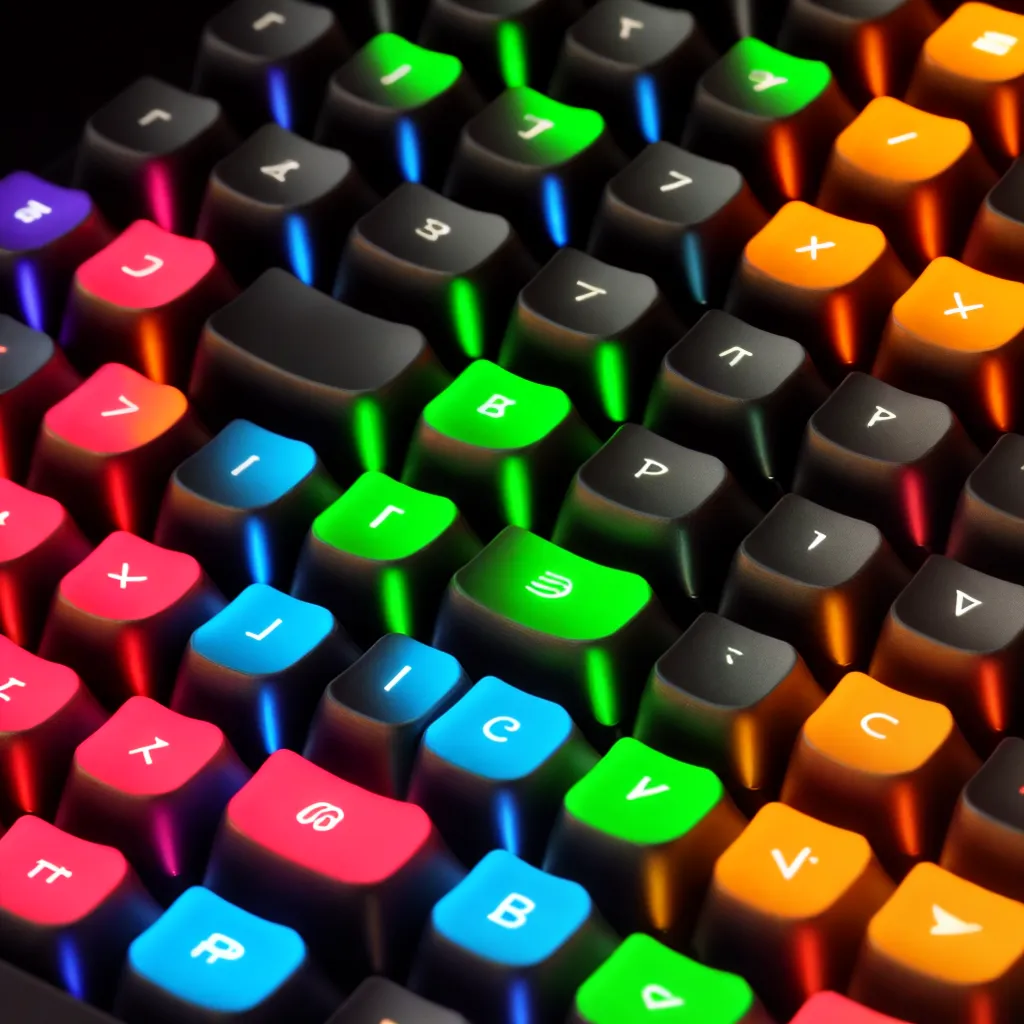 teclado led luzes defeituosas