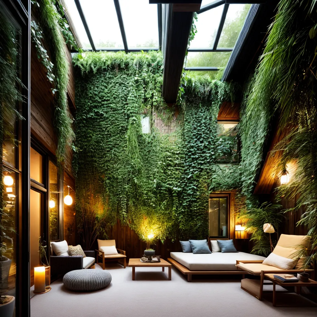 jardim inverno luzes fadas aconchegante
