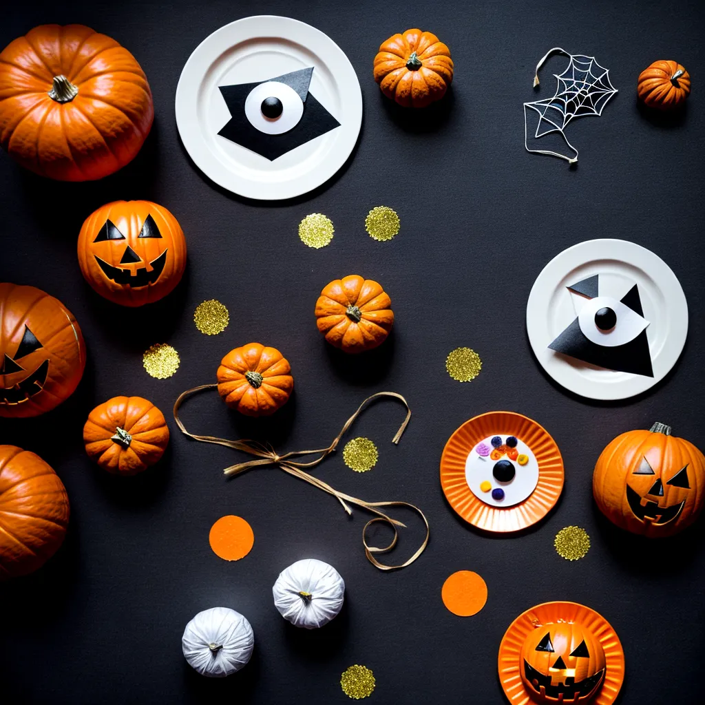 mesa artesanato halloween decoracao fantasma
