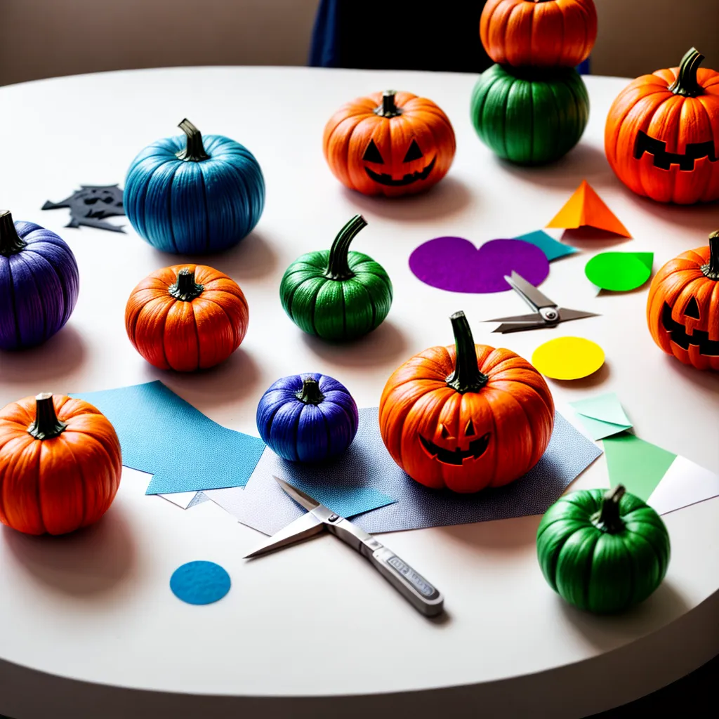 mesa artesanato criancas halloween