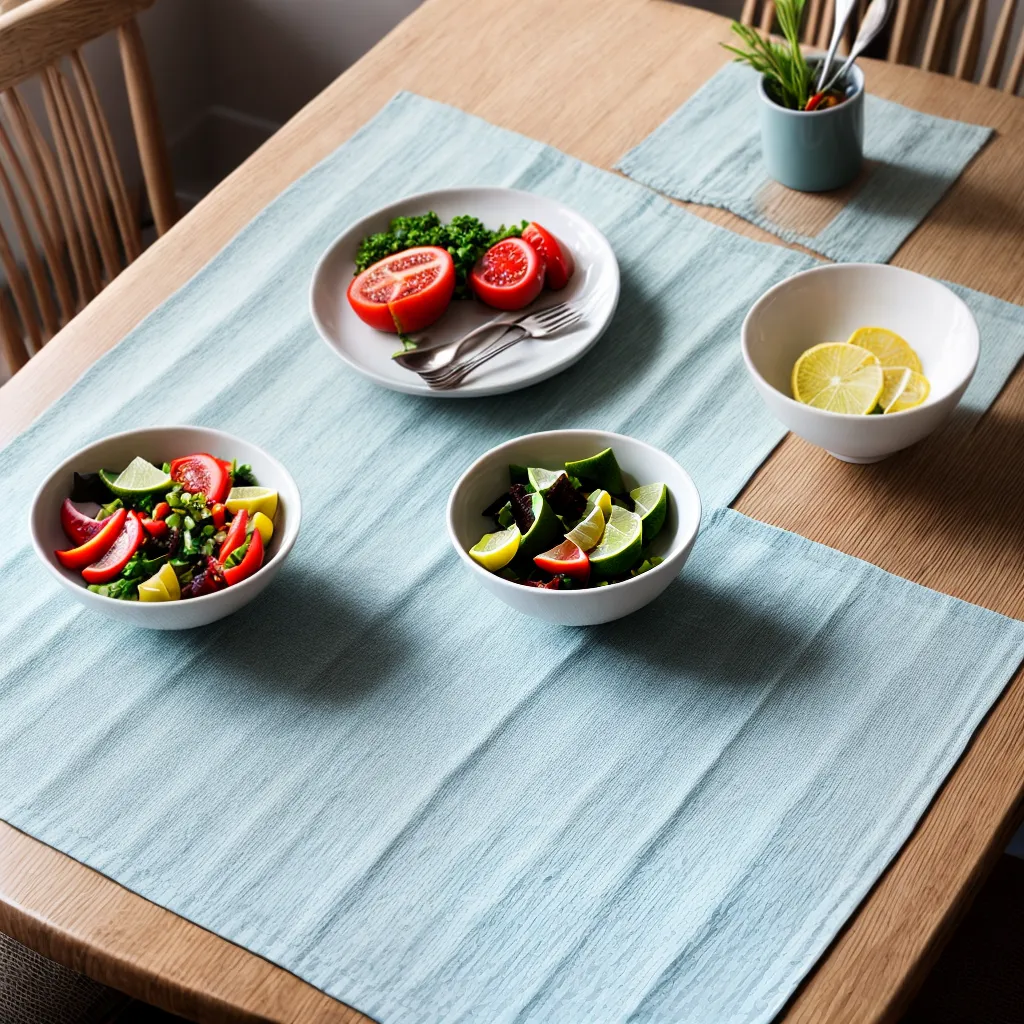 mesa jantar placemats coloridos personalizados 1 mesa jantar placemats coloridos personalizados 1