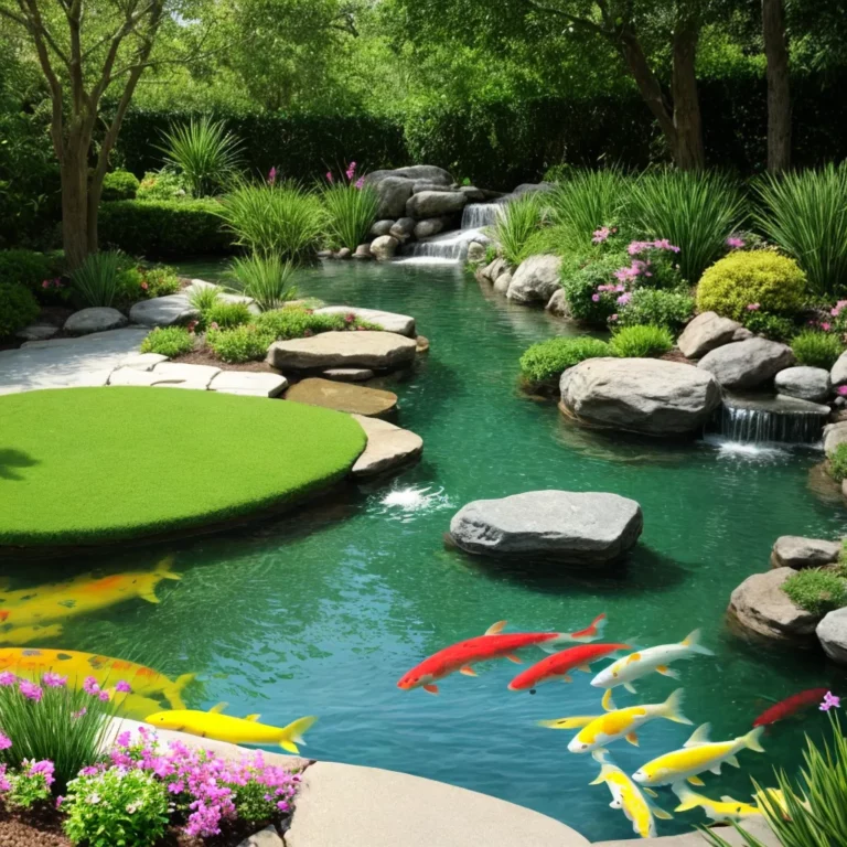 Crie Seu Próprio Mini Lago: Tranquilidade no Jardim!
