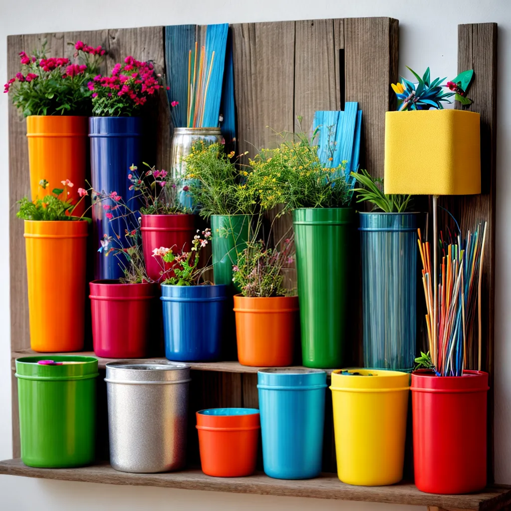 artesanato reciclavel materiais coloridos