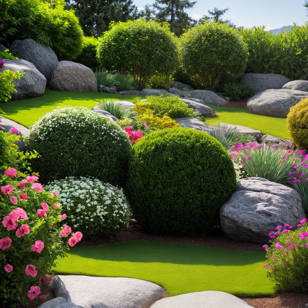 jardim rochas criativo natureza