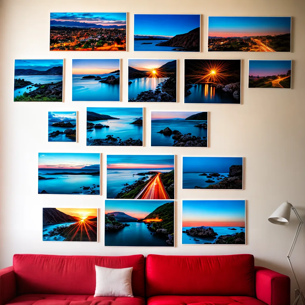 painel fotos colorido personalizado