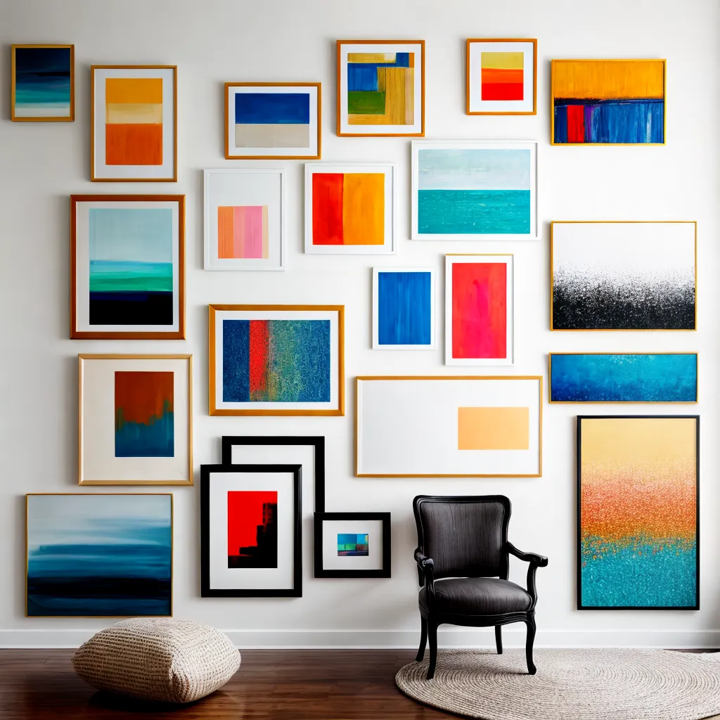 Crie Uma Parede de Quadros: Arte e Personalidade!
