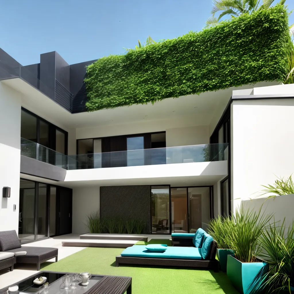 sala moderna jardim vertical 4