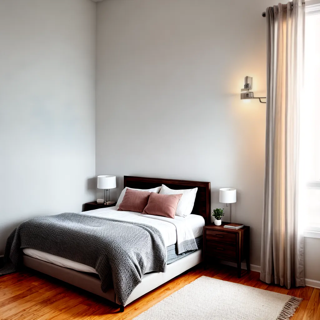 quarto acochoante pastel cama sol