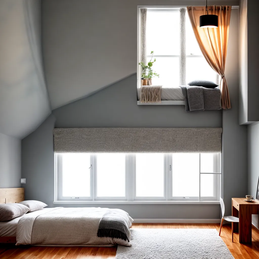 quarto aconchegante cama organizado