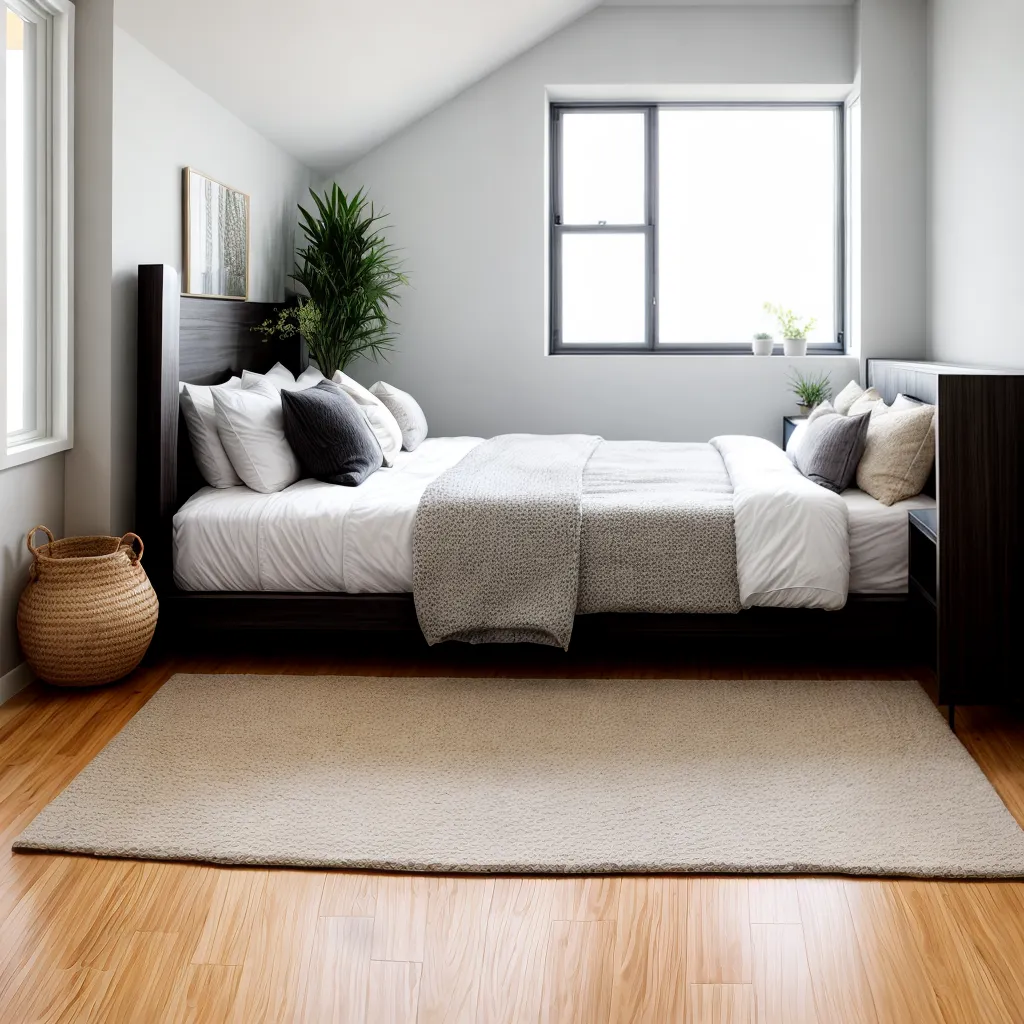 quarto acoalhado cores suaves plantas
