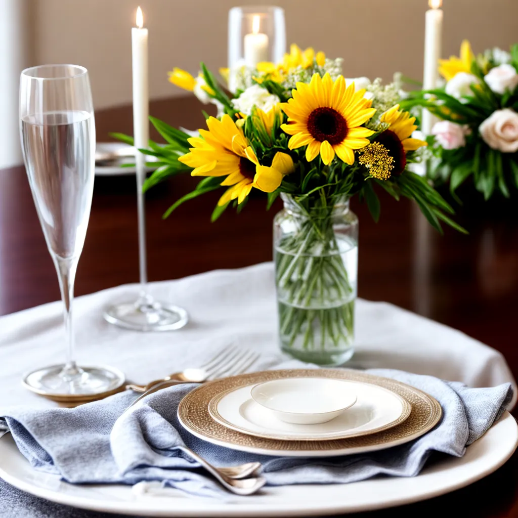 mesa elegante jantar finas porcelanas