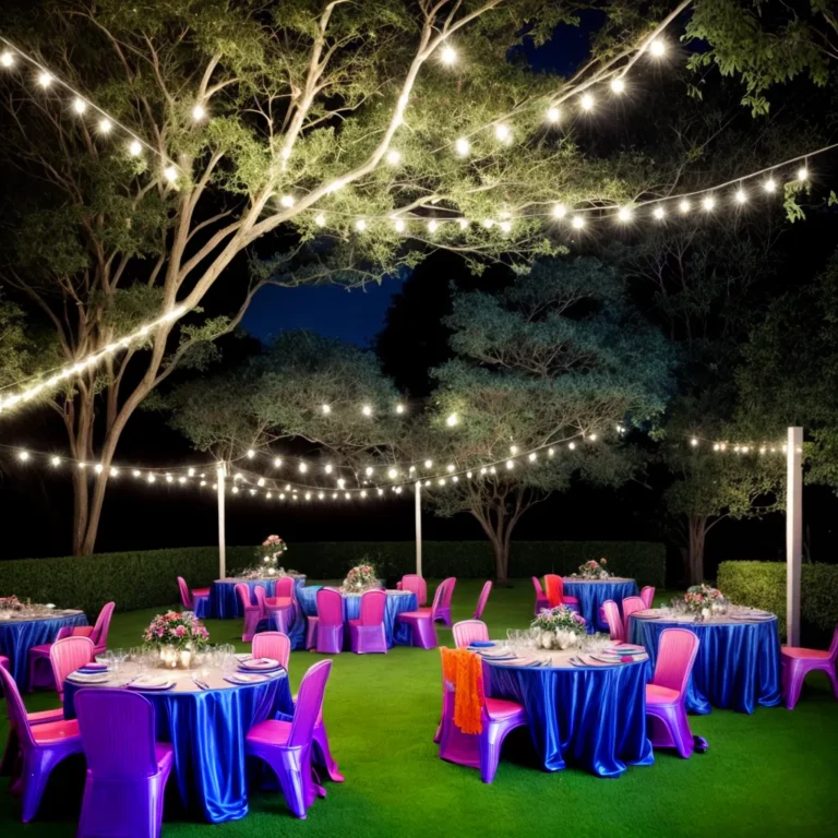 Iluminação portátil em jardins à noite: opções práticas