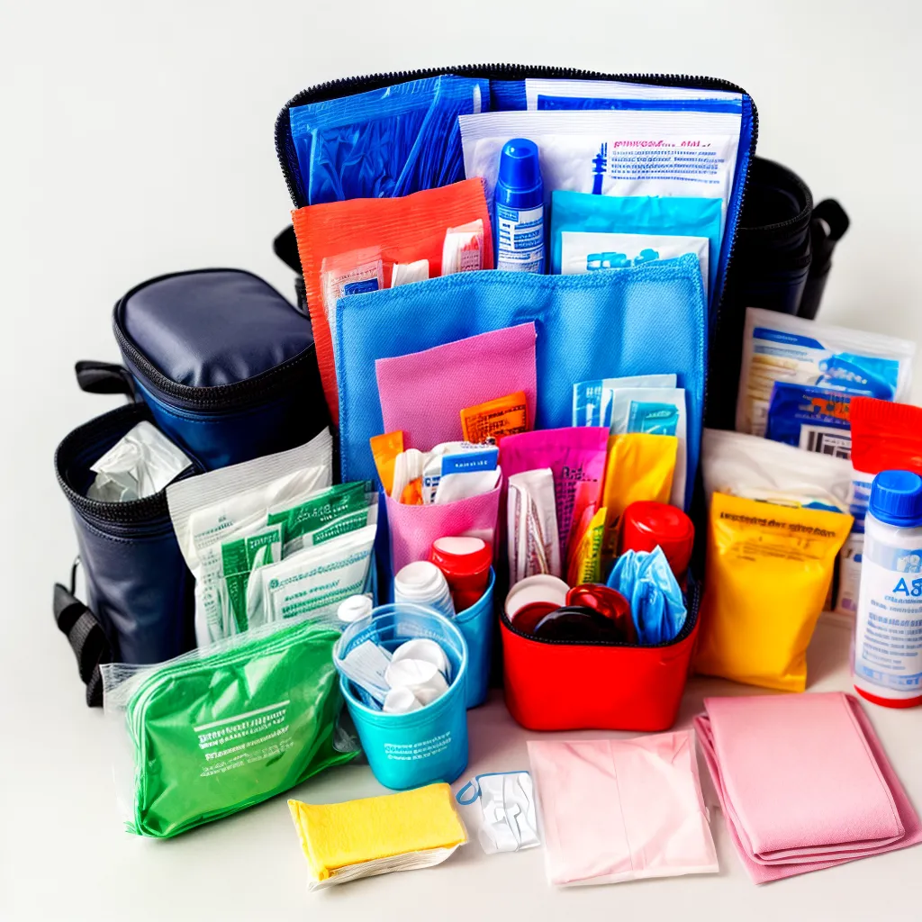 kit primeiros socorros organizado 1