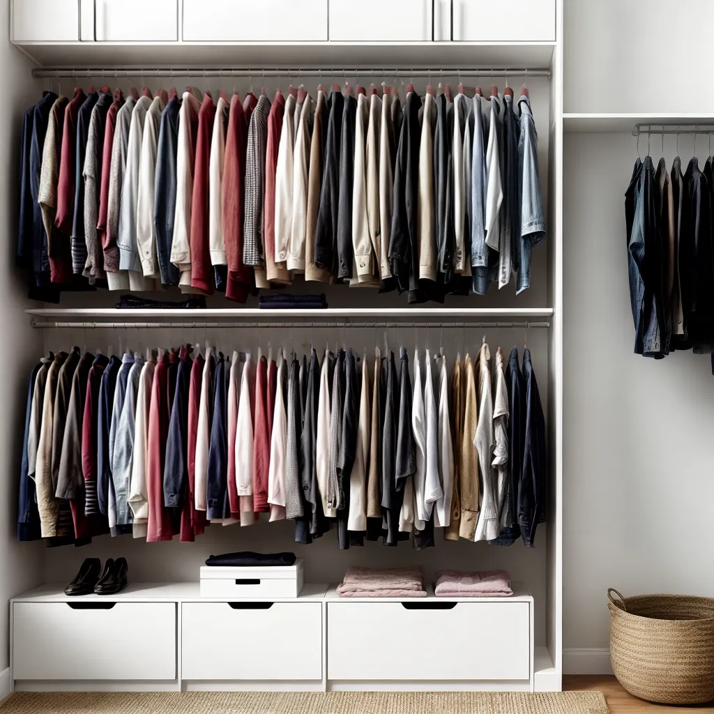 closet organizado roupas sapatos acessorios 3
