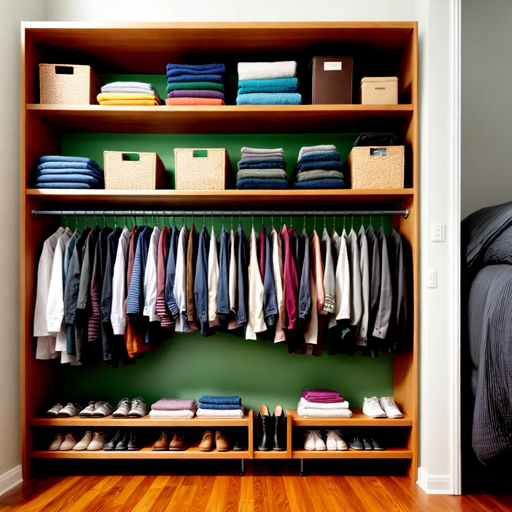 closet organizado roupas acessorios
