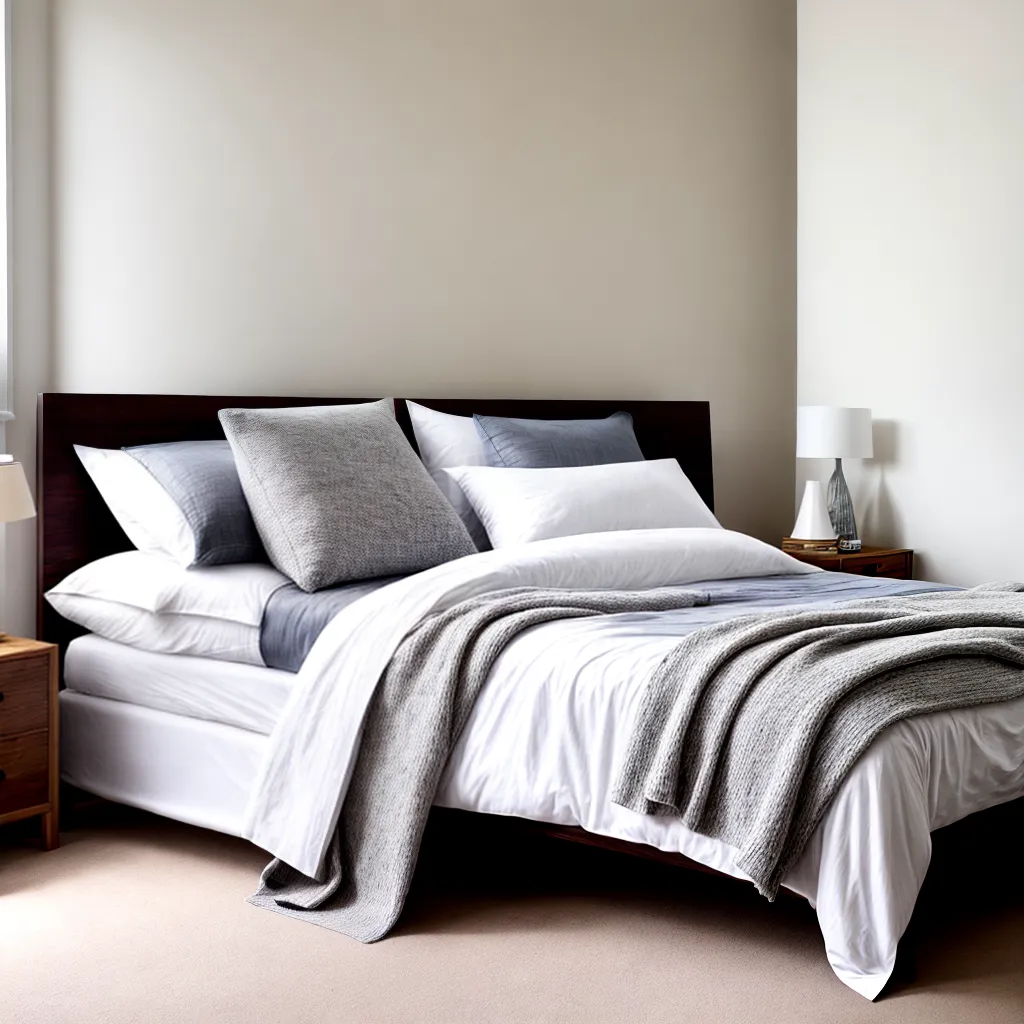 cama branca arrumada luz sol