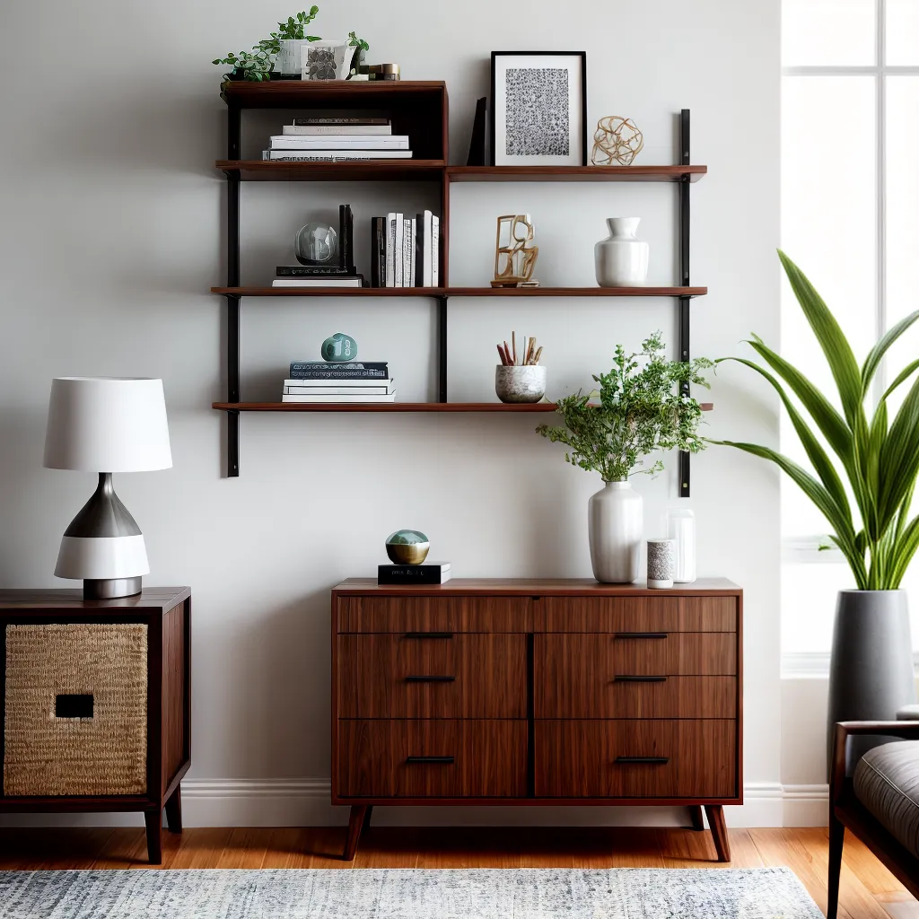 prateleira decorativa objetos arte