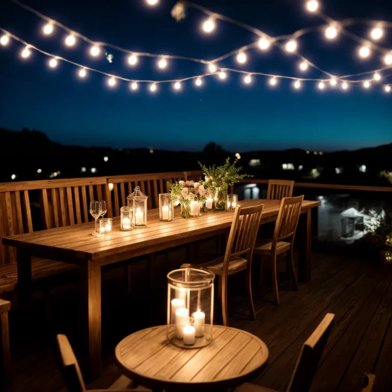 Como Arrumar o Terraço para um Jantar Romântico ao Ar Livre