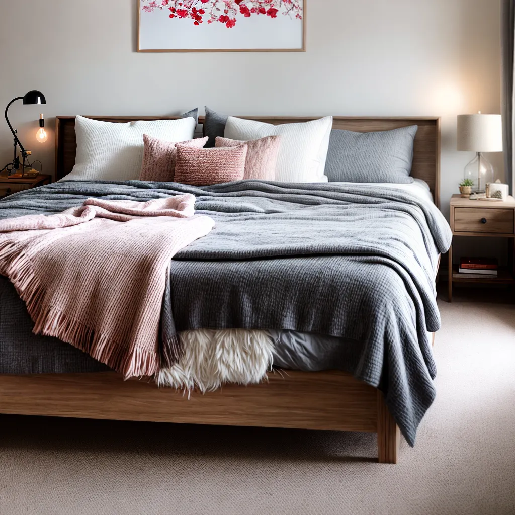quarto romantico cama rosas luzes