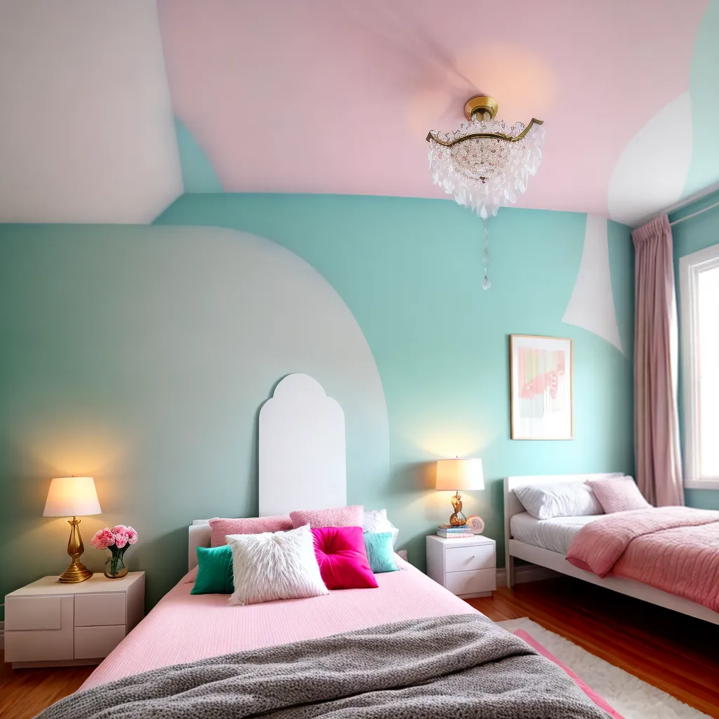 quarto decorado romantico rosas