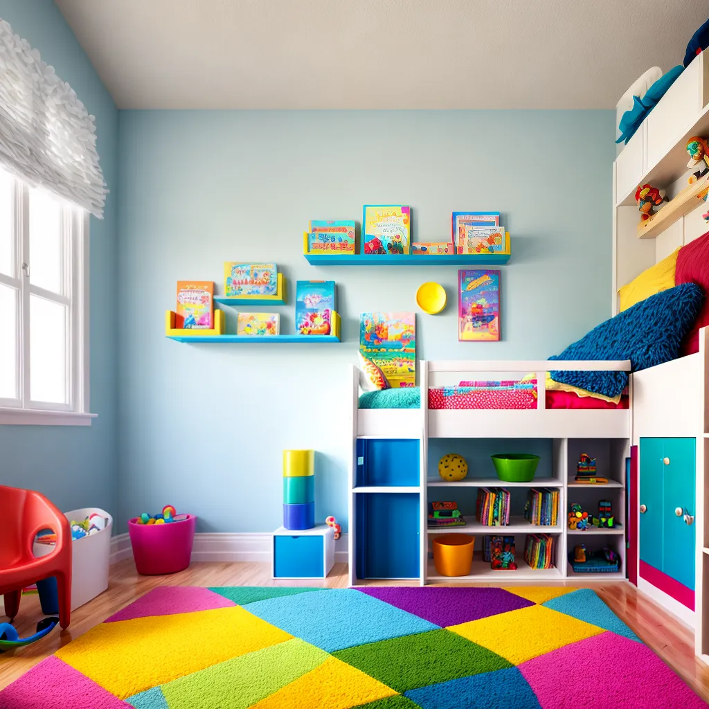 area brincar infantil organizada