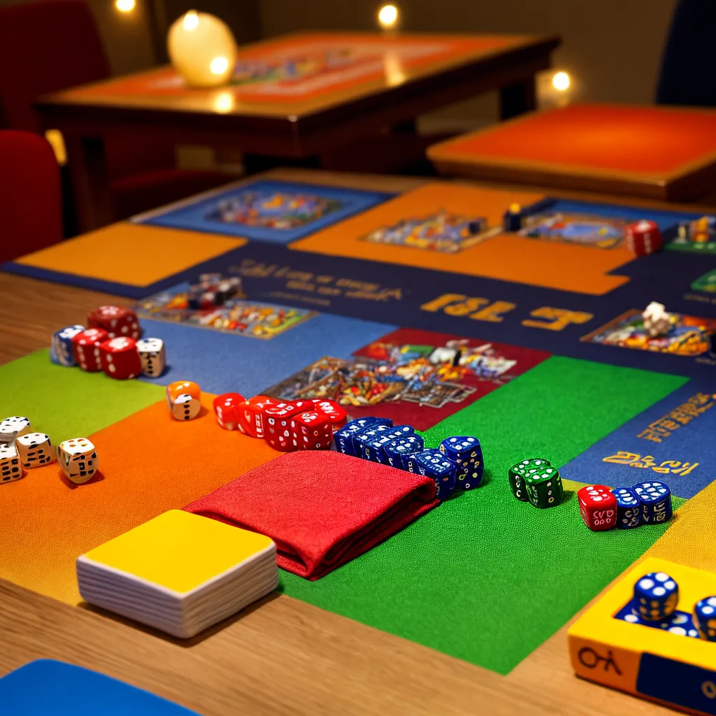 mesa jogos tabuleiro diversao pipoca