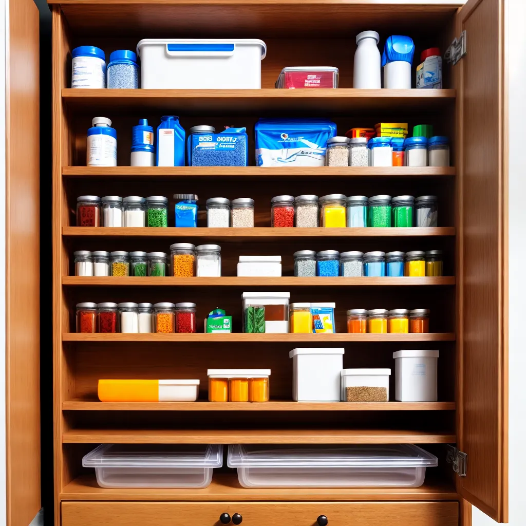 armario organizado medicamentos kit primeiros socorros