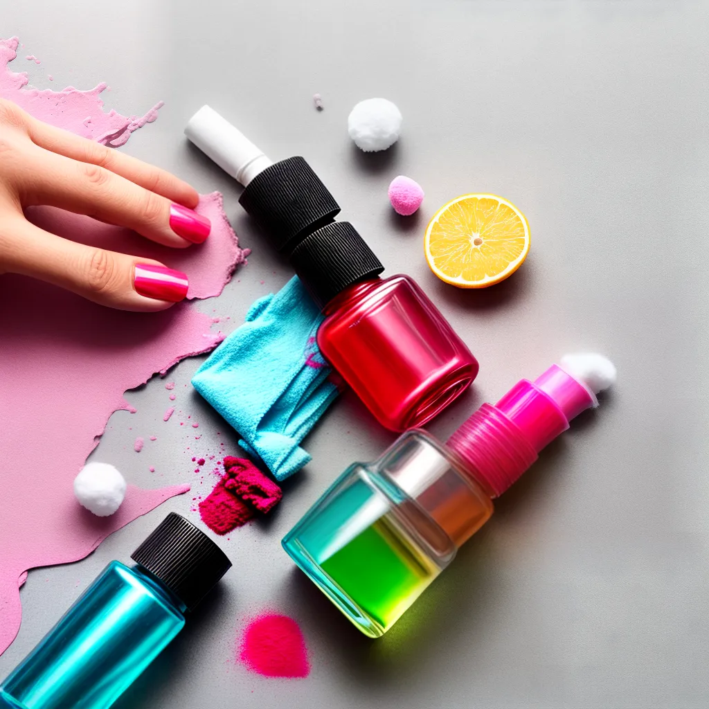 mao tinta cabelo removedor esmalte