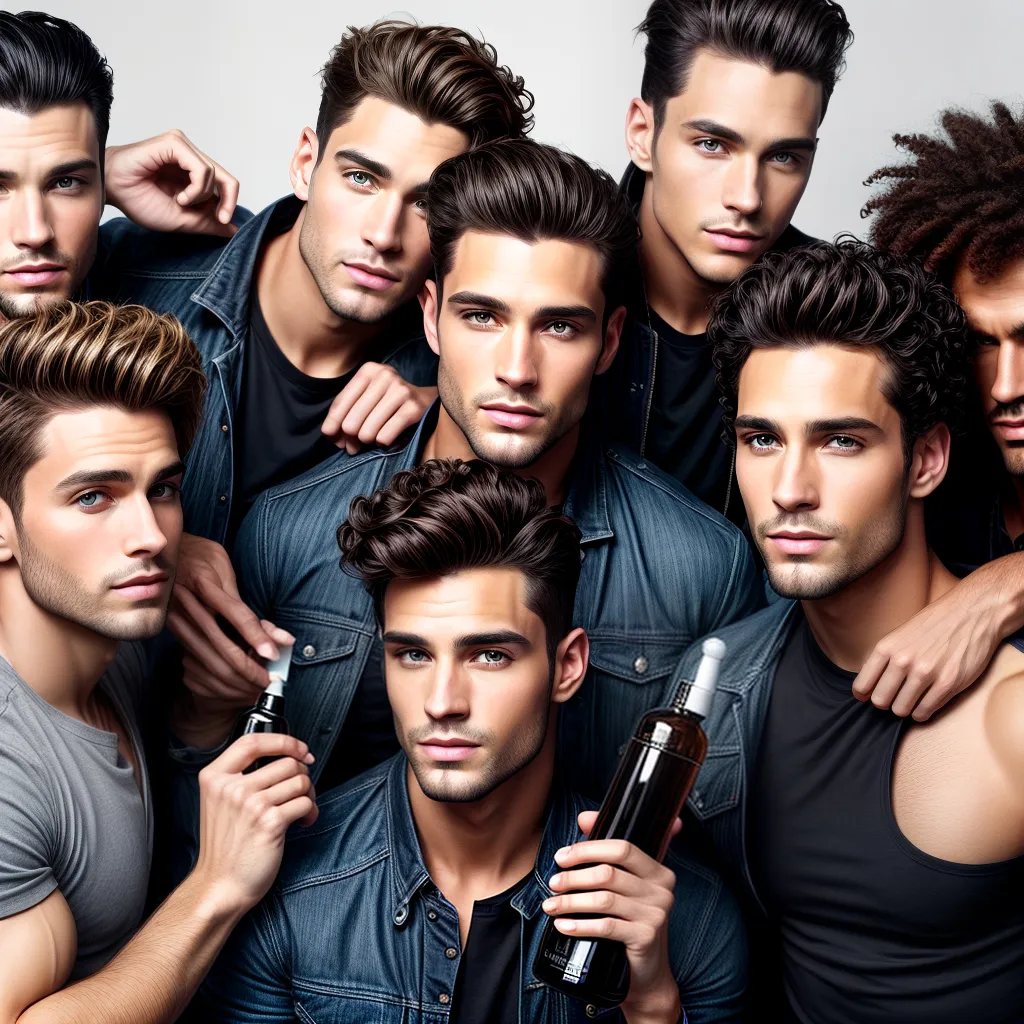 modelo masculino cabelo produtos estilo