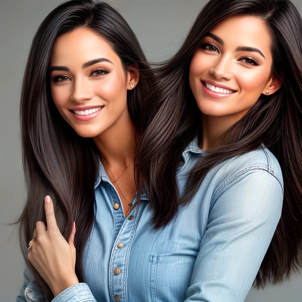 mulher sorriso cabelo liso brilhante 1 mulher sorriso cabelo liso brilhante 1