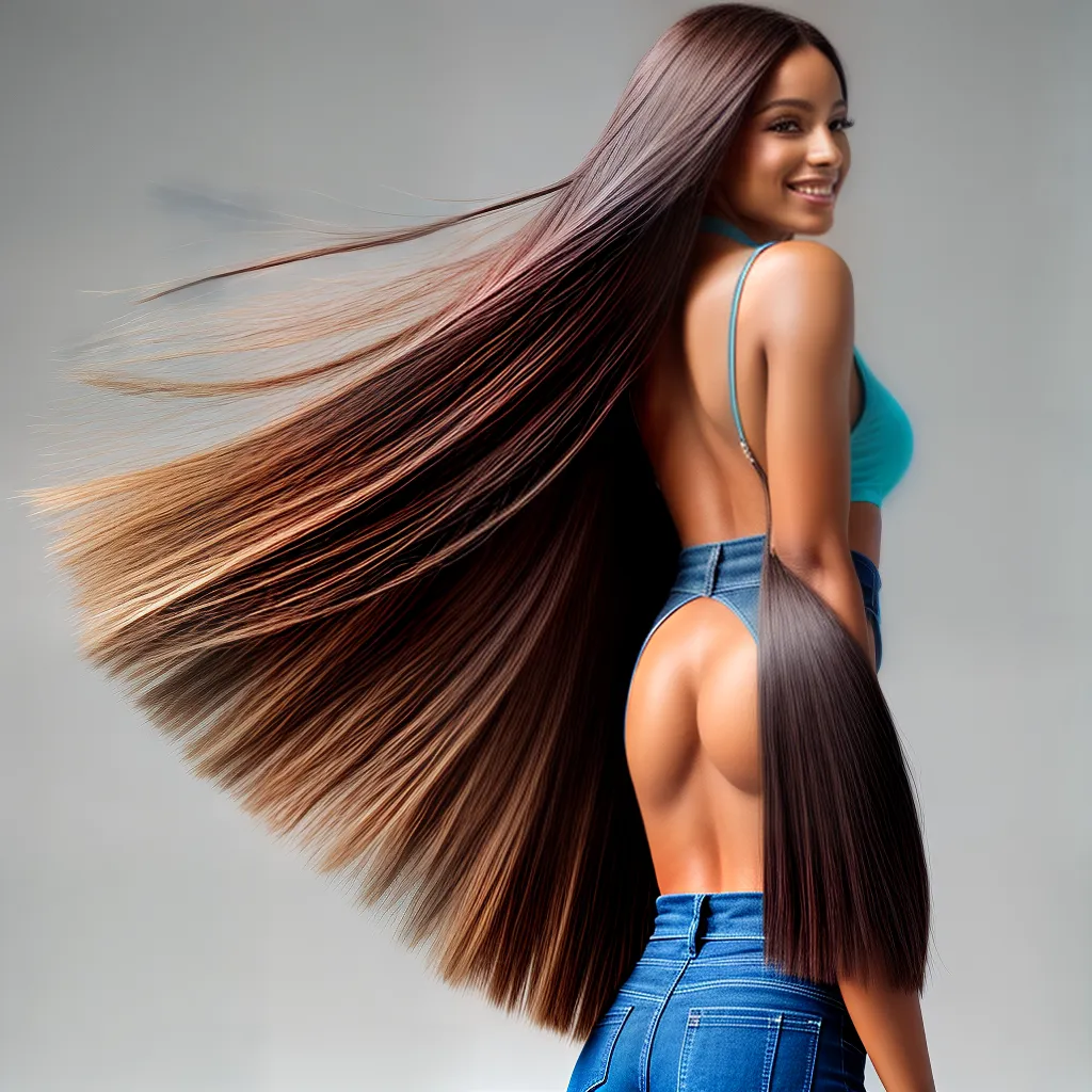 cabelo liso brilhante mulher confiante 8 cabelo liso brilhante mulher confiante 8