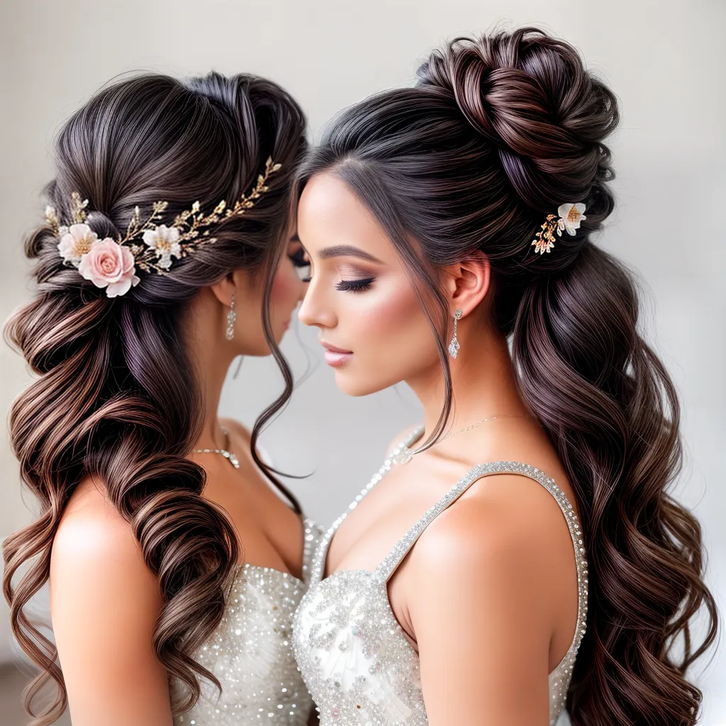 Cabelos Longos e Penteado para Festa: Ideias para Arrasar