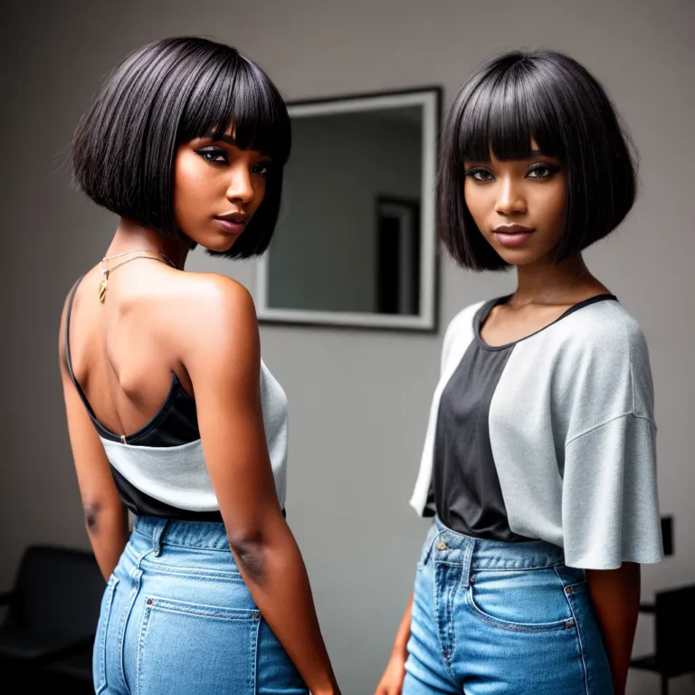 mulher estilosa corte cabelo empoderamento