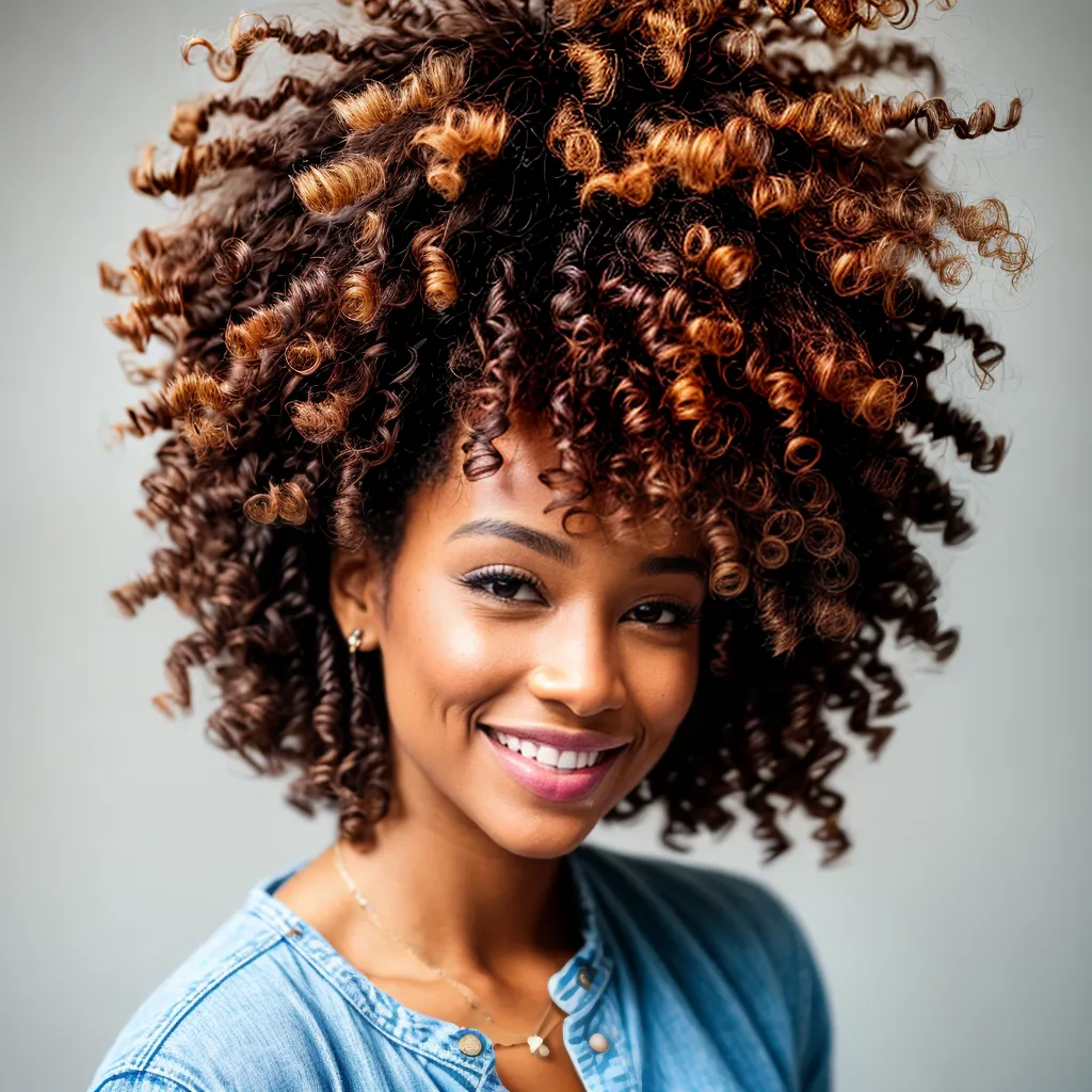 mulher cabelo cacheado sorriso empoderamento 1