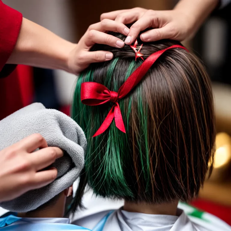 corte cabelo tematico natal magia