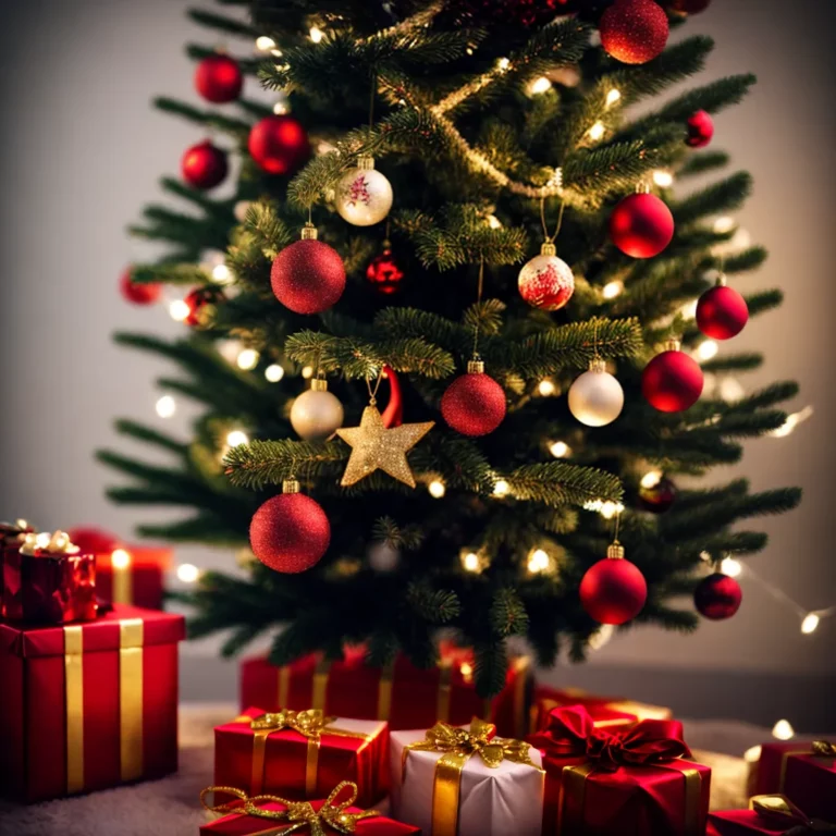 arvore natal enfeites luzes presentes arvore natal enfeites luzes presentes