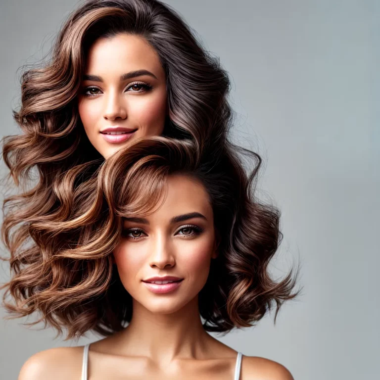 cabelo ondas soltas mulher elegante