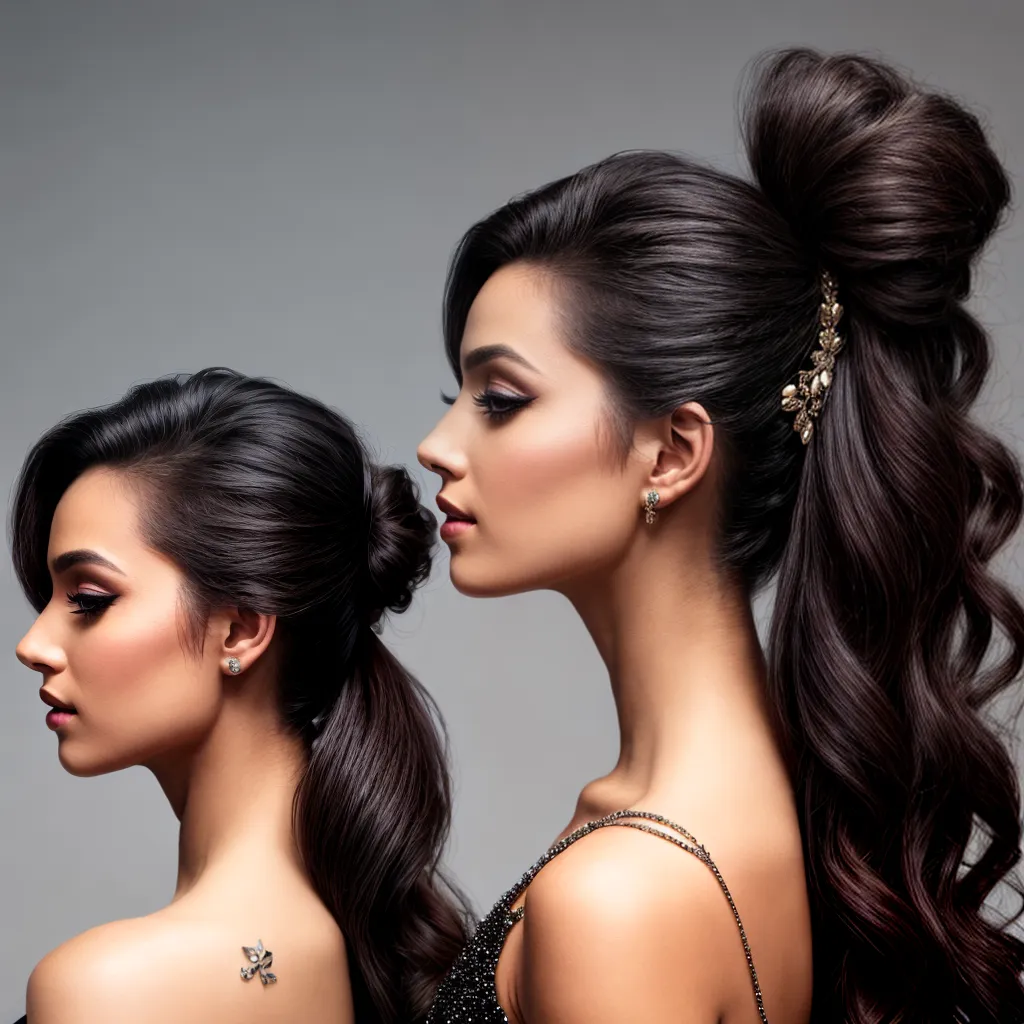 penteado sofisticado brilho acessorios