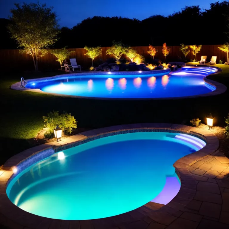 seguranca piscina luzes flutuantes