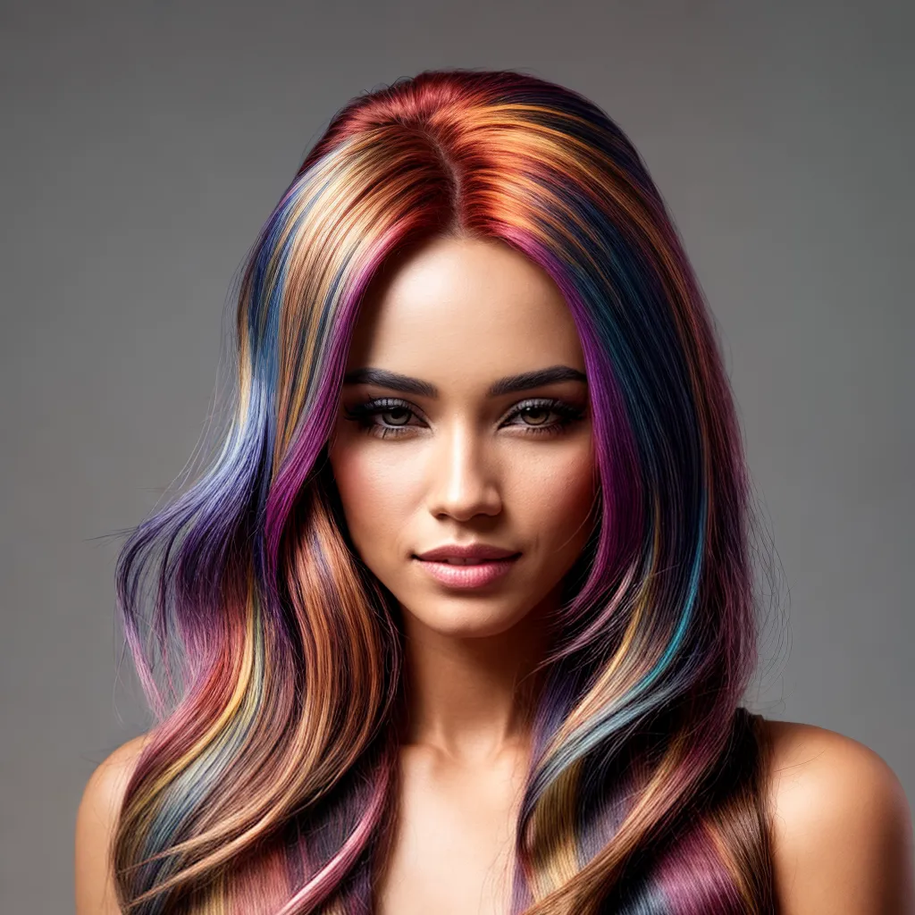 mulher cabelo vibrante vegano brilho mulher cabelo vibrante vegano brilho