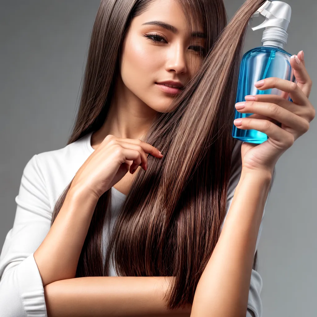 mao mulher serum cabelo fino