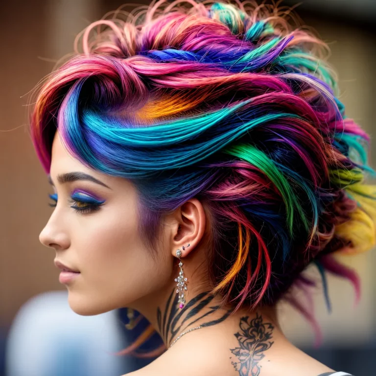 cabelo colorido mechas tatuagens capilares cabelo colorido mechas tatuagens capilares