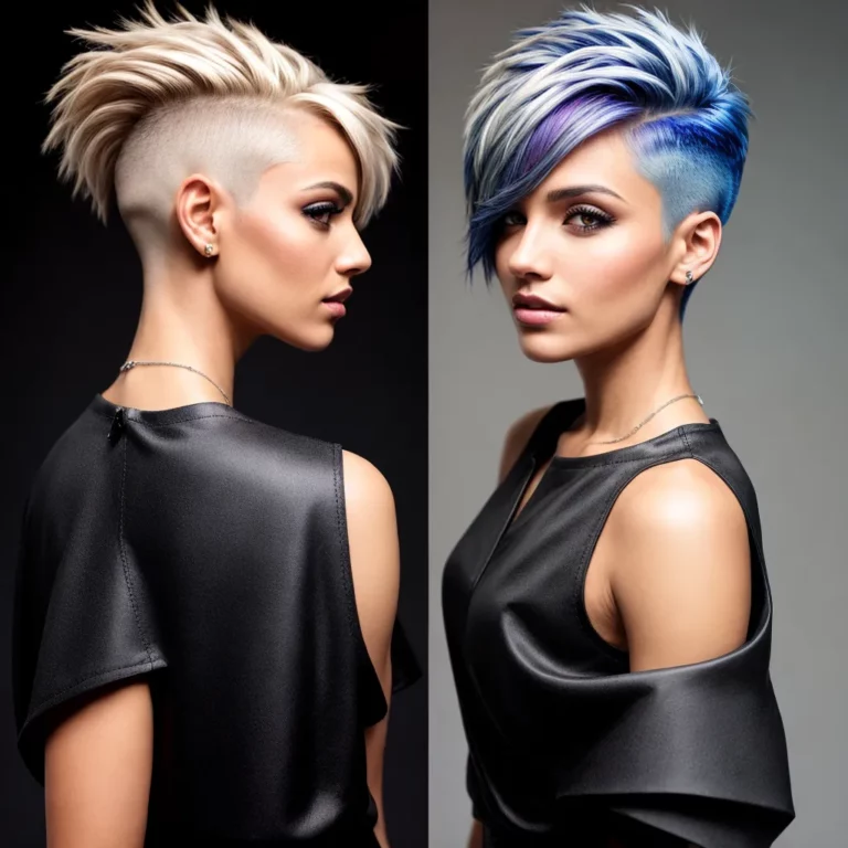 corte cabelo contraste transformacao