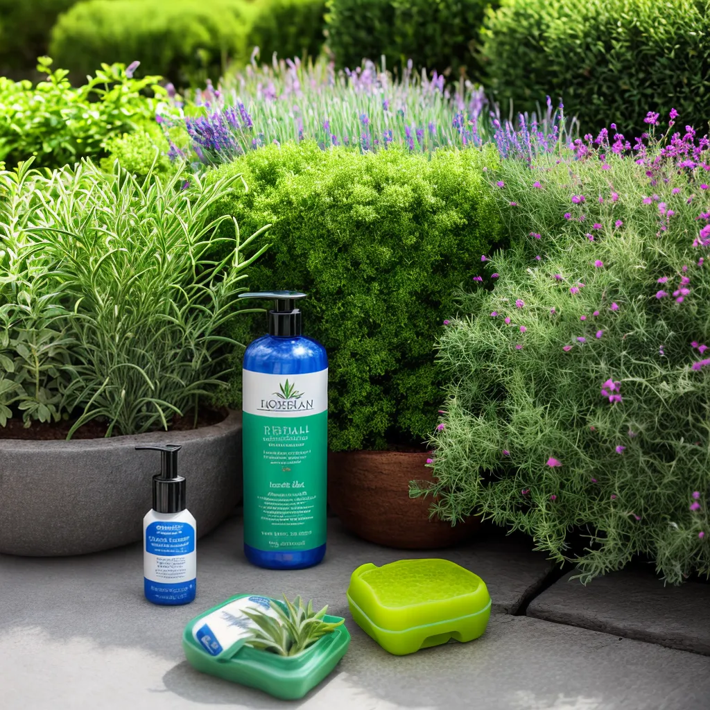 jardim ervas aromatizadas shampoo herbal