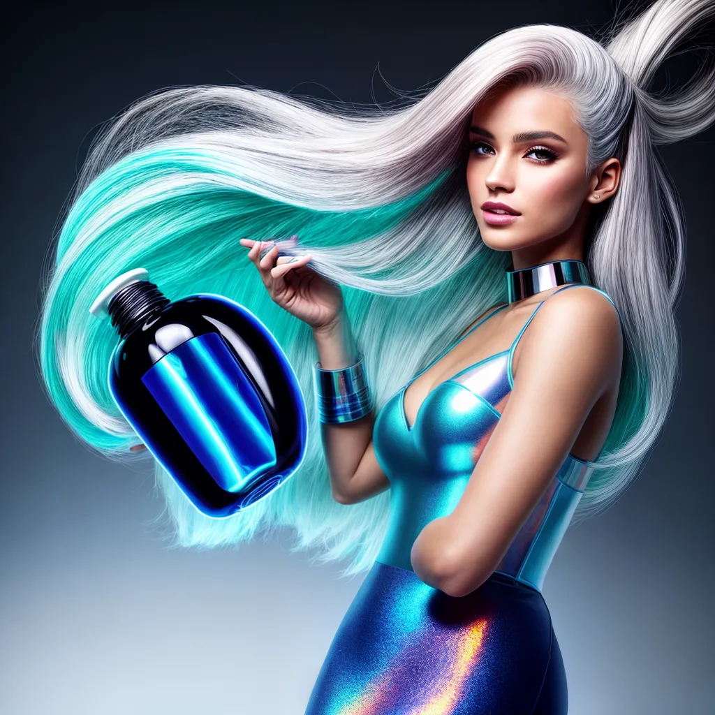shampoo futurista holografico cuidado capilar