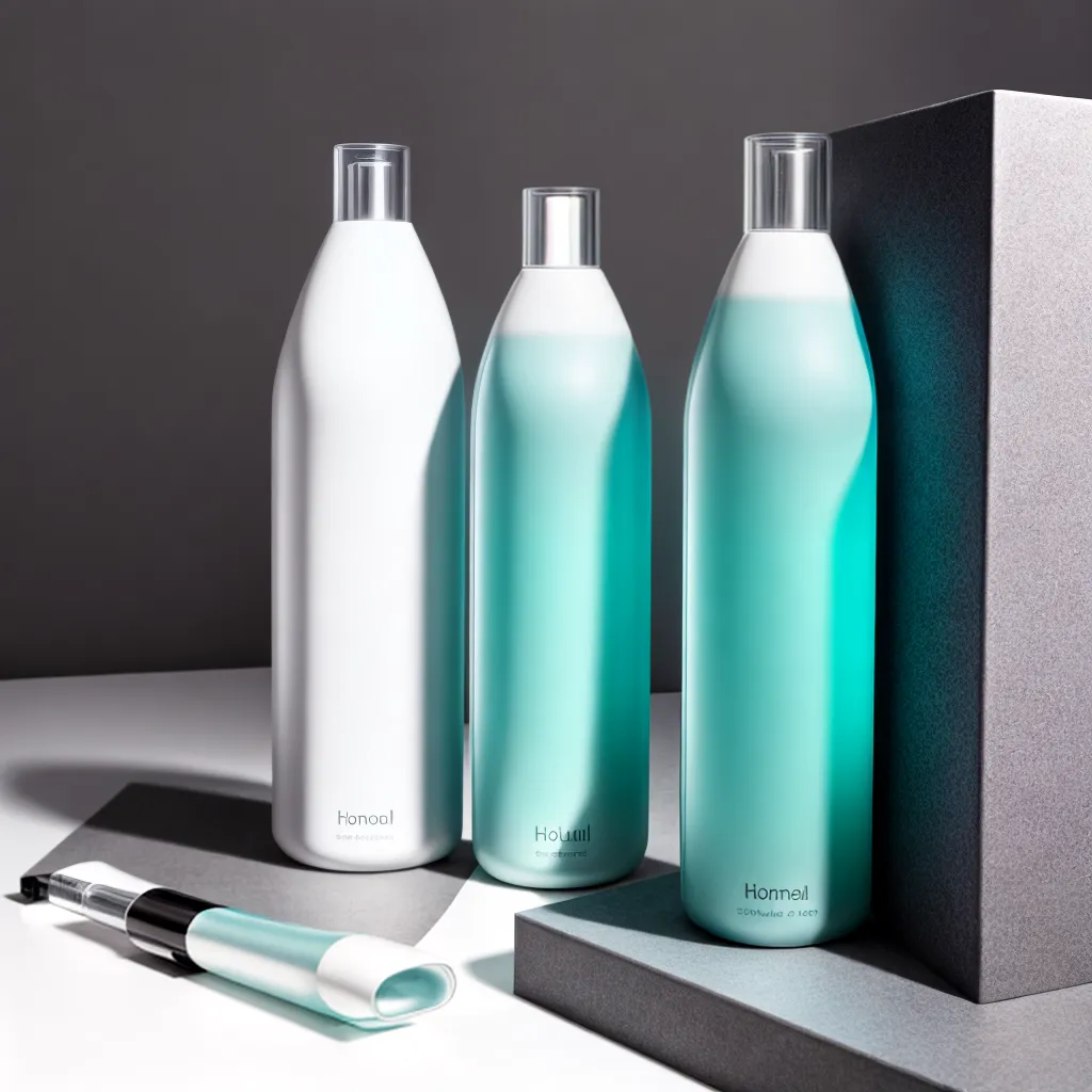 shampoo futurista transparente ecologico